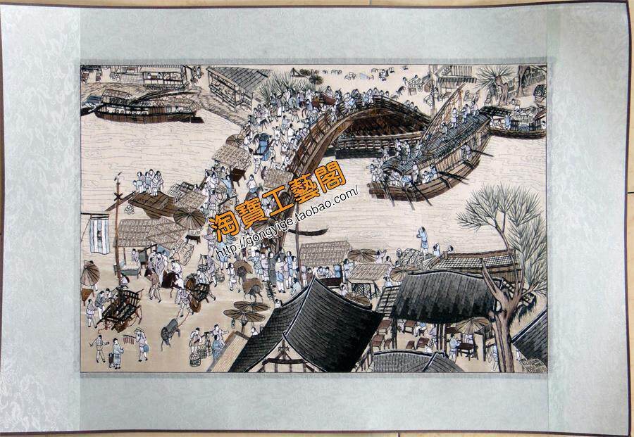 真丝苏绣成品精品  丝线绣 卧苏绣