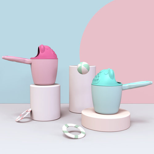 宝宝洗头杯花洒儿童勺婴幼儿卡通