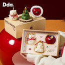 圣诞礼物苹果雪人香薰蜡烛礼盒小众高级送女生有意思节日礼品摆件