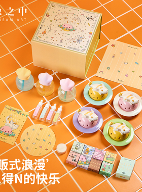 猫咪香薰蜡烛礼盒实用生日礼物可爱送女生无火晶石小众扩香石摆件