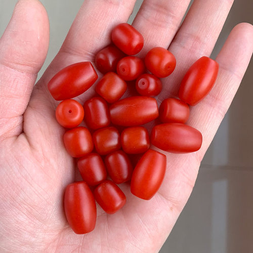 保山桶珠苹果星月菩提南红玛瑙