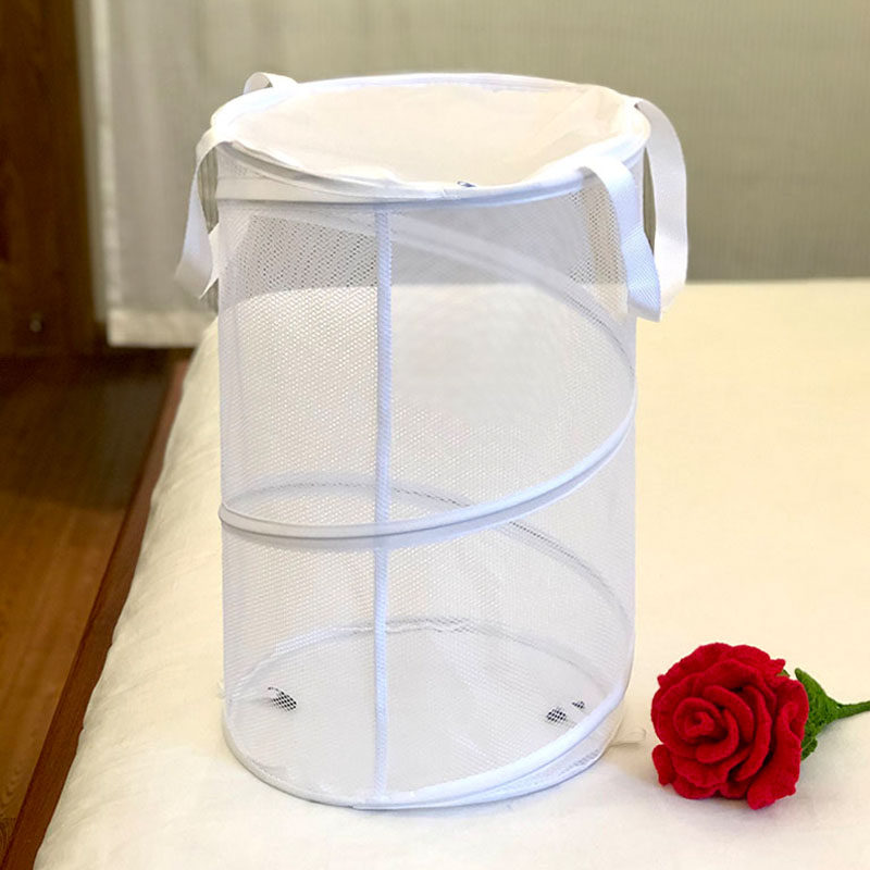 DT011可折叠超大容量网状脏衣篮公仔玩具带盖收纳筐便携卧室衣柜,收纳整理,脏衣篮,淘宝优惠券,粉丝福利购,淘宝优惠卷