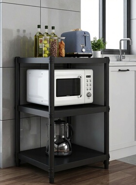 厨房微波炉置物架70高双层35公分30宽40厘米50x55台面60长90cm100