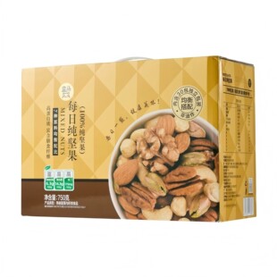 盒马 每日纯坚果750g礼盒装混合坚果仁健康营养办公室休闲零食