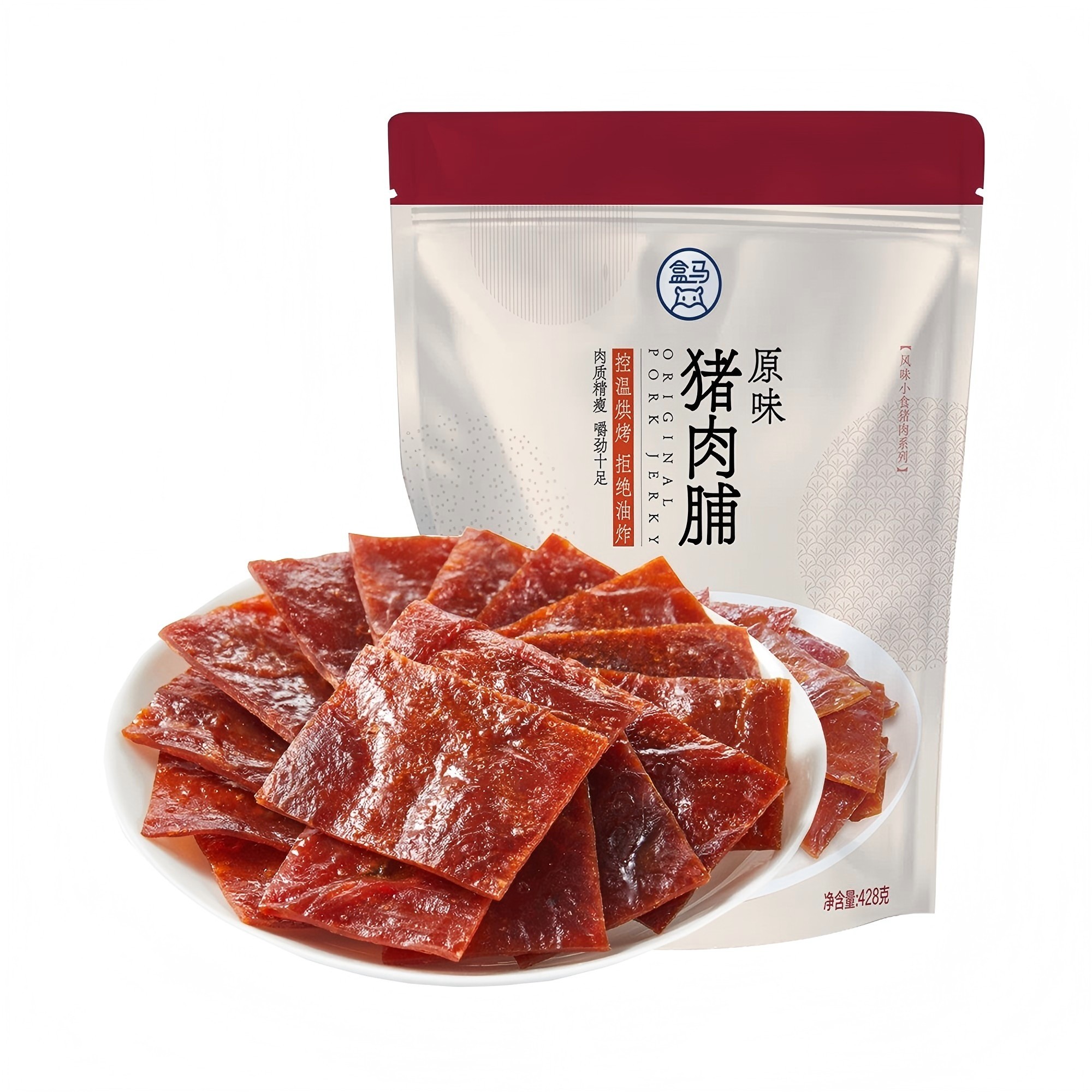 盒马鲜生原味猪肉脯428g肉食熟食休闲食品即食肉干类休闲零食图片