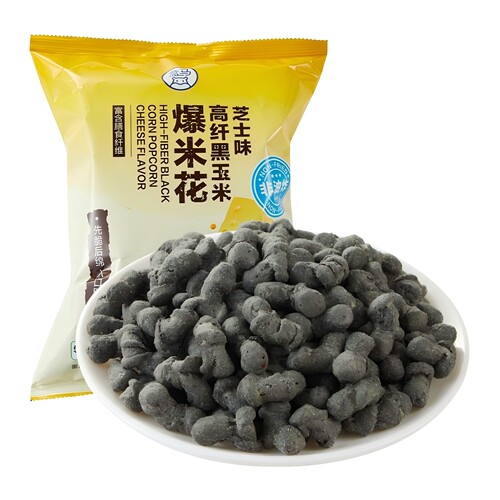 盒马代购高纤黑玉米爆米花(芝士味)120g休闲零食即食零食解馋零食
