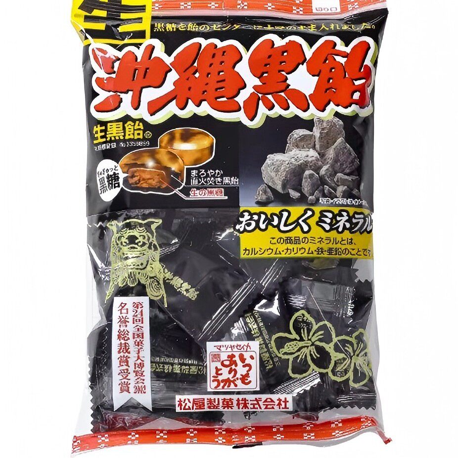 盒马代购 松屋冲绳黑糖味糖果126g日本进口甜而不腻醇香爽喉