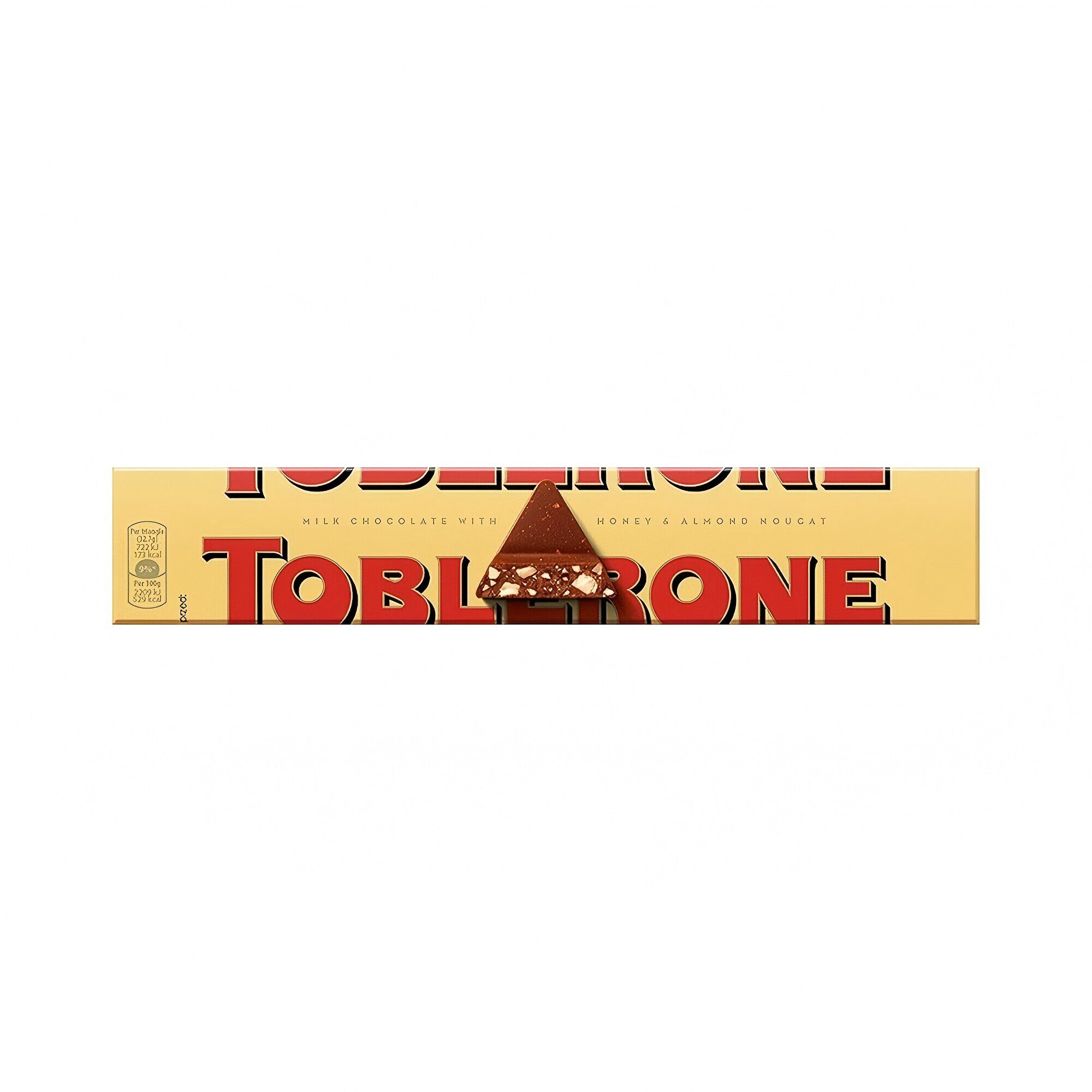 盒马代购Toblerone/三角牛奶巧克力含蜂蜜及巴旦木糖100g瑞士进口
