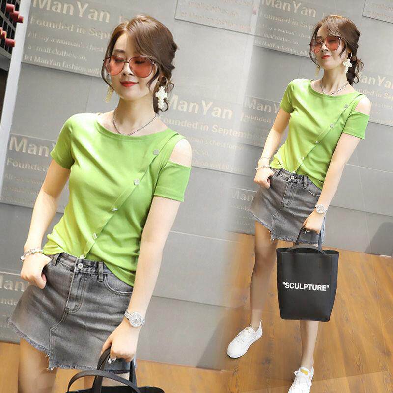 纯棉T恤女短袖2020秋季新款韩版修身露肩长袖打底衫纯色短款上衣|msdalam kategori mod main/animasi/Zhou Bian/cos/permainan papan, kostum cosplay/props/perkhidmatan, Wanita Cosplay - dari Buy2taobao.com untuk memberikan perkhidmatan ejen Taobao profesional membeli