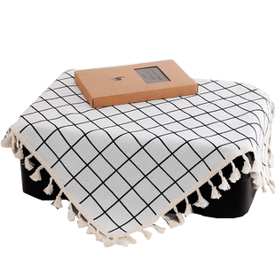 棉麻打印机防尘布家用复印机传真机盖布套惠普佳能遮盖布艺套盖巾