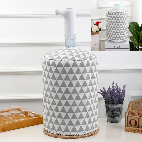 桶装田园茶道上开口布艺水桶罩