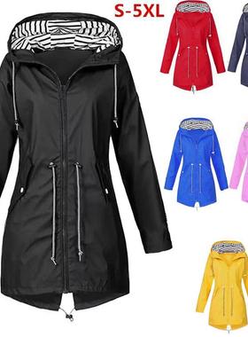 Zipper women's hardshell jacket拉链女冲锋衣三合一户外连帽