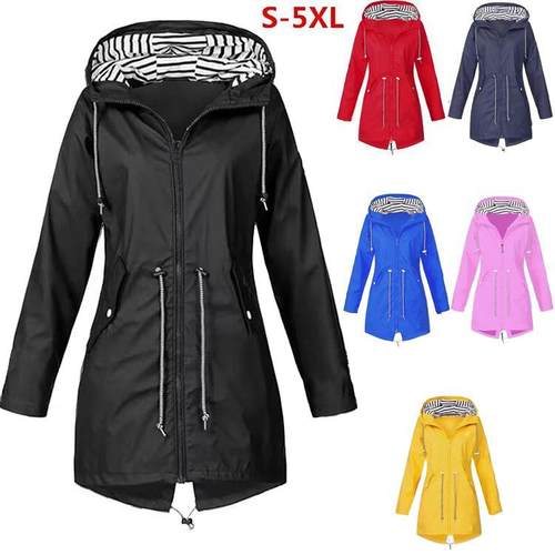 Zipper women's hardshell jacket拉链女冲锋衣三合一户外连帽