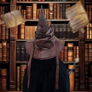 Halloween Wizard Hat Witch Hat万圣节巫师帽巫女帽补丁乞丐帽子