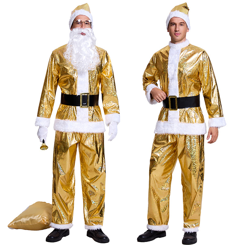 Golden Christmas Dress Christmas Dress Party Set圣诞服装