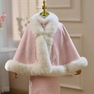 Children's cloak, winter Hanfu cloak儿童披风斗篷冬季汉服披风