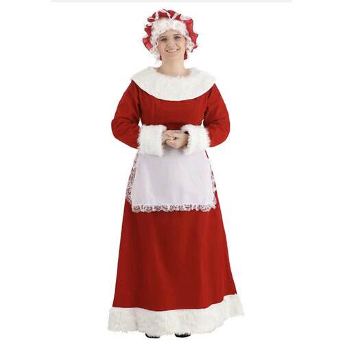 Christmas costume cosplay women's long sleeved apron dress