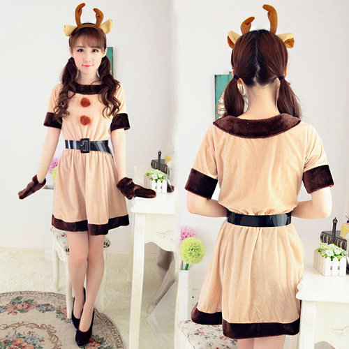 Anime Deer costume Christmas uniform圣诞制服动漫麋鹿服扮演装