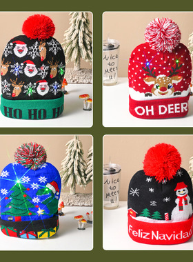 ChristmasLEDKnittedHat
