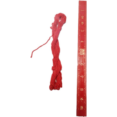 手工老式裁缝尺市尺木质红尺子