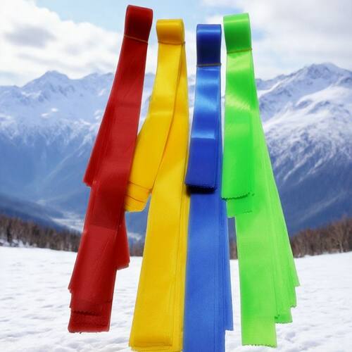 户外路引飘带登山徒步安全标记diy彩带爬山探路赛事绑树布条丝带