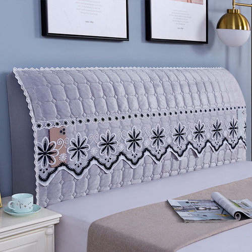 2025新款简单大方加厚床头罩套