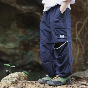 中大童男装一米二三四五六年级七八九十岁小孩男裤子速干休闲春裤