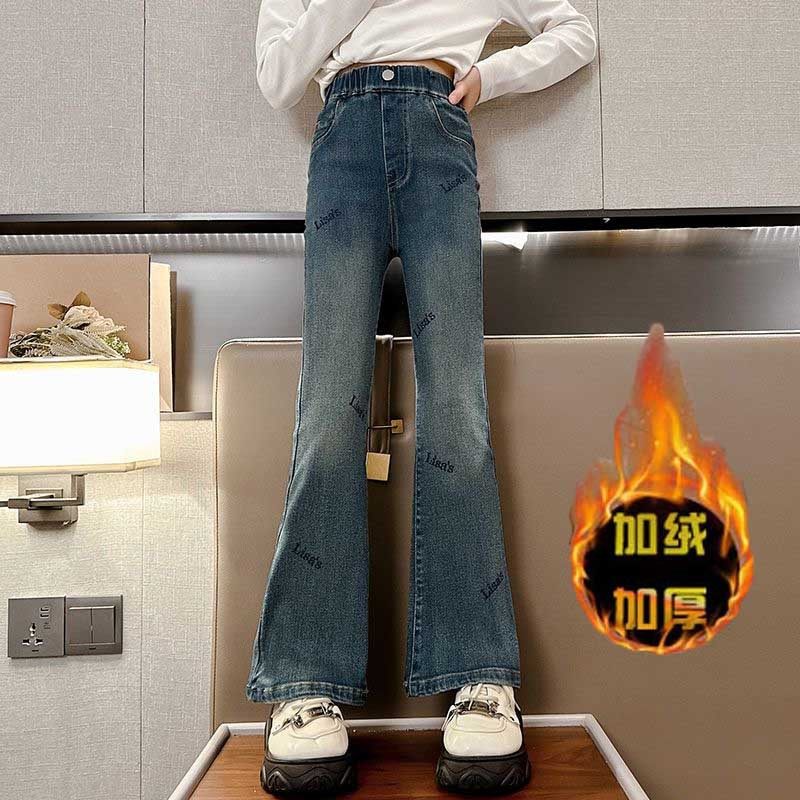 中大童女装一米二三四五六年级七八九十岁小孩女裤子加绒牛仔冬裤,童装/婴儿装/亲子装,儿童牛仔裤,淘宝优惠券,粉丝福利购,淘宝优惠卷