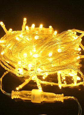 彩灯户外防水灯串灯led彩灯太阳能满天星装饰灯网红灯小米灯串24V