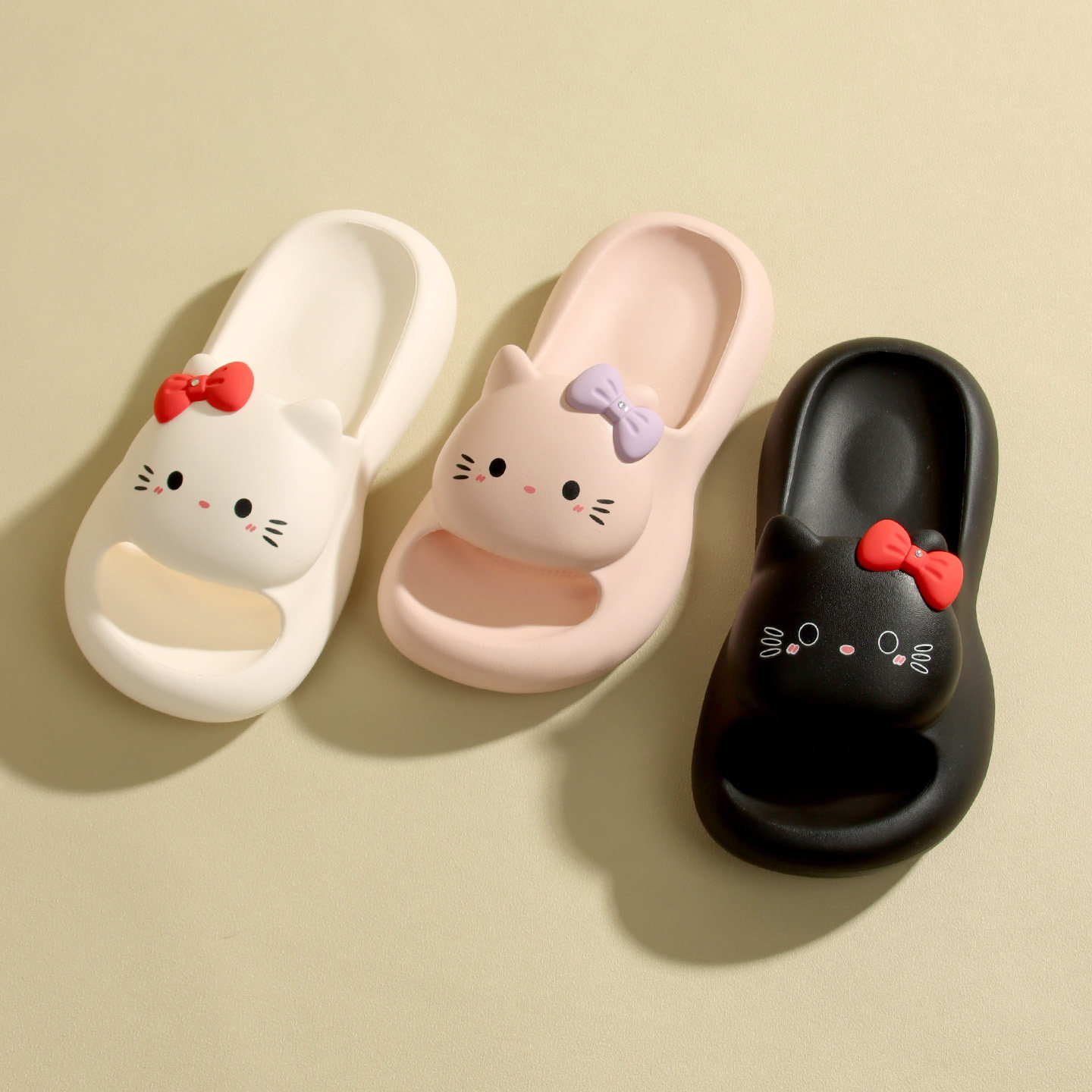 2026新款可爱卡通猫凉拖鞋男女宿舍eva厚底室内家居时尚凉拖夏,居家布艺,居家凉拖/凉鞋,淘宝优惠券,粉丝福利购,淘宝优惠卷
