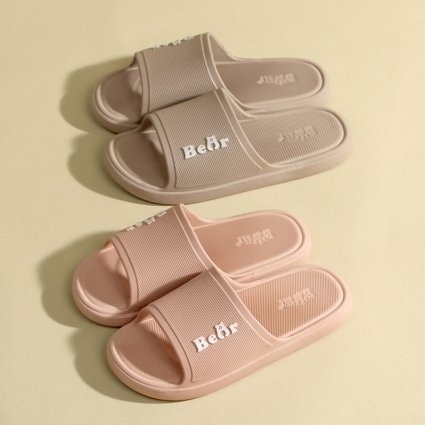 新款家用洗澡可爱室内防滑凉拖鞋女男士大码厚底浴室软底塑料凉拖