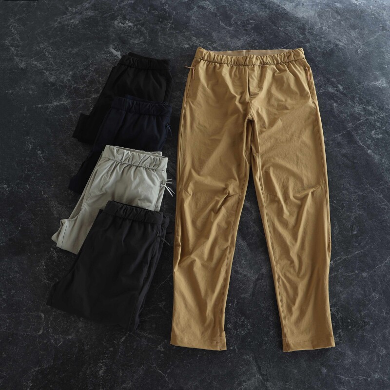 美式软壳冲锋裤男夏季薄款弹力冰丝速干工装裤拉链户外运动休闲裤