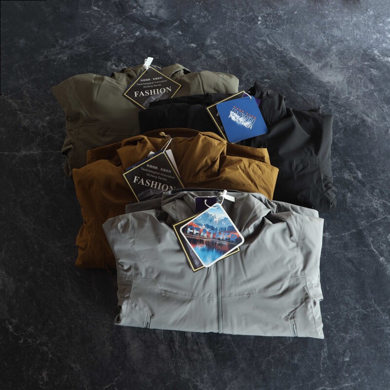 可脱卸三合一 户外防风 秋冬男士运动冲锋衣薄绒软壳外套羽绒服