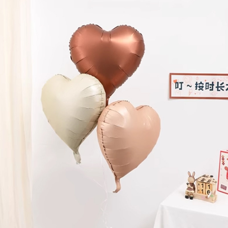 ins风网红爱心数字铝膜气球飘空