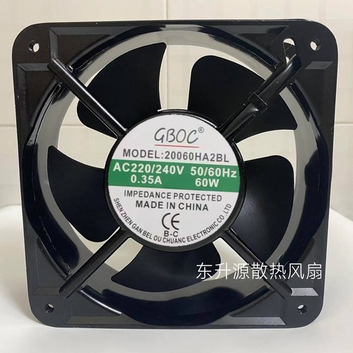 GBOC 20060HA3BL/HA2BL 220V 380V 65W 60W机柜轴流风机 散热风扇