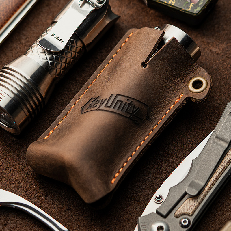 酷友KA16打火机收纳套随身牛皮套