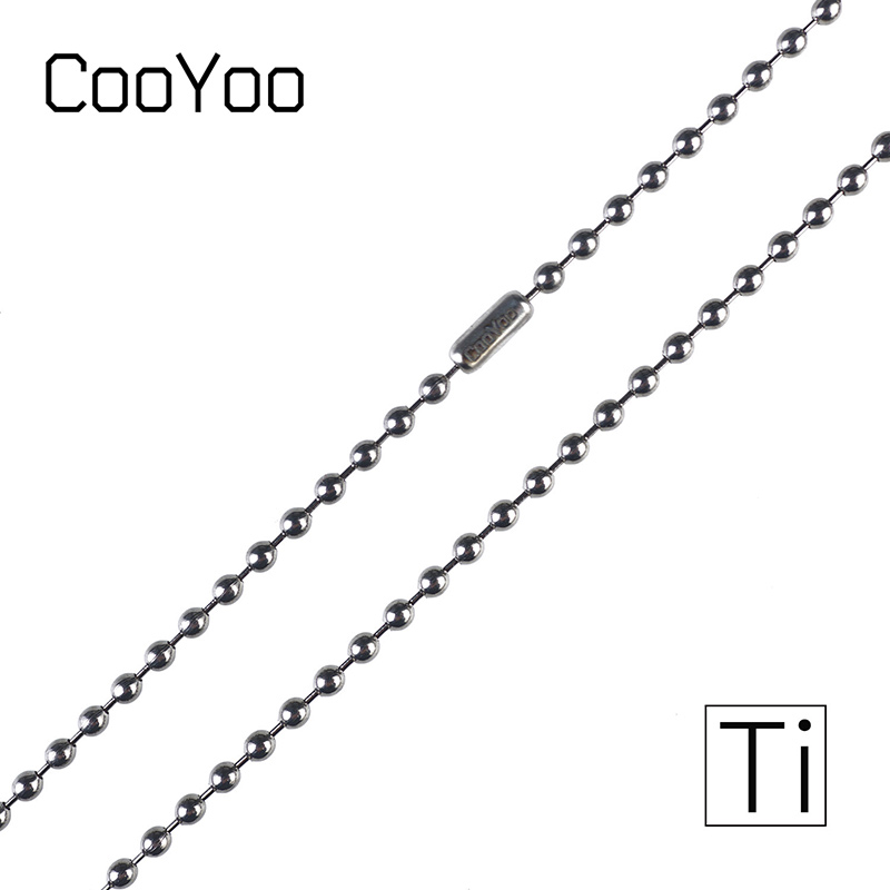 cooyoo酷友钛合金edc项链吊坠