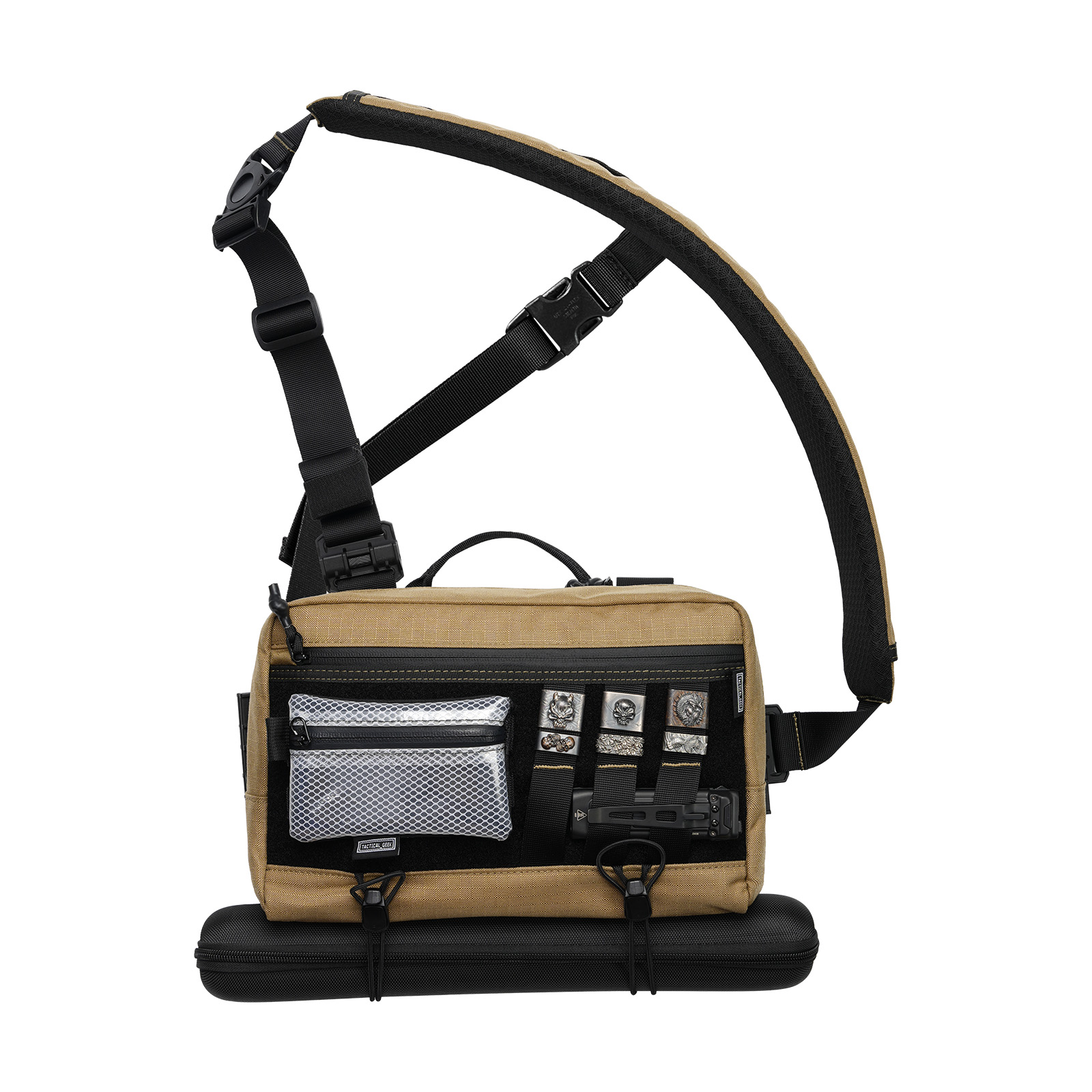 战术极客轻型战术单肩包