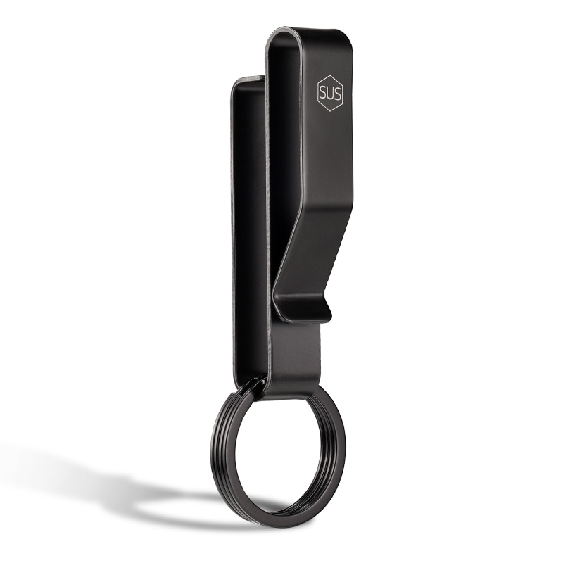 CooYoo不锈钢创意腰挂钥匙扣