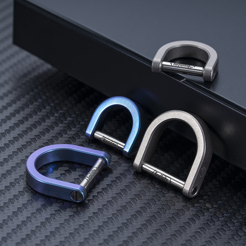 酷友KA17钛合金旋转马蹄扣D型扣