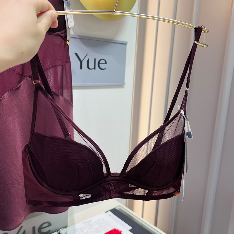 日本代购wacoal华歌尔yue系列高端精致刺绣蕾丝聚拢薄杯女士内衣