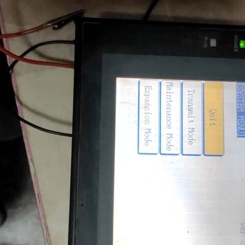 可维修欧姆龙NT31C-ST142B-EV2触摸屏，屏幕显示如图，议价