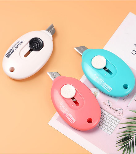 得力学生美工刀壁纸快递小号迷你