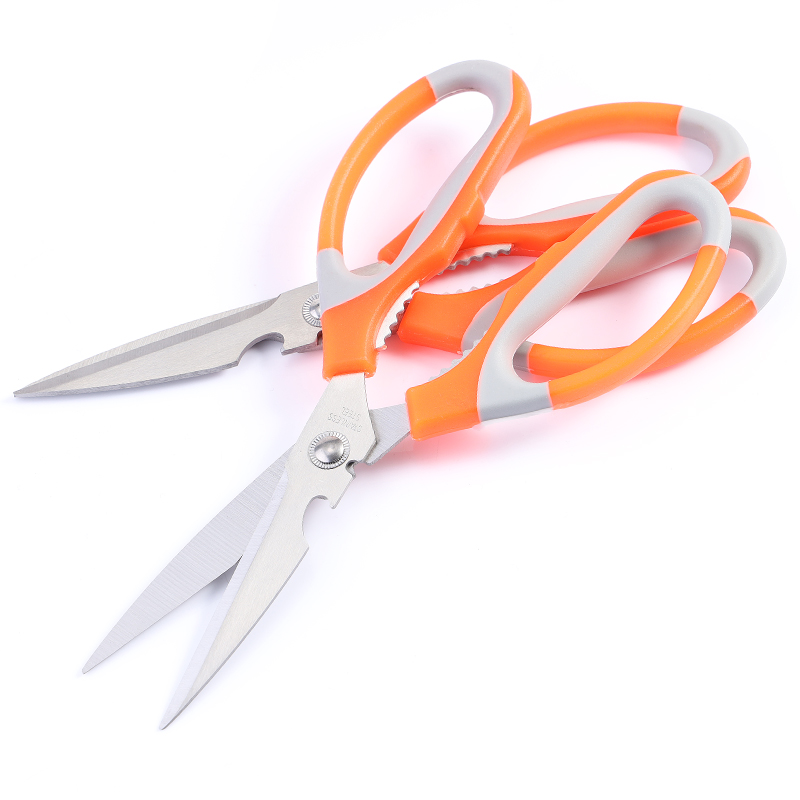 家用厨房多功能剪刀不锈钢鸡骨剪厨房烧烤剪熟食剪海鲜剪蔬菜剪