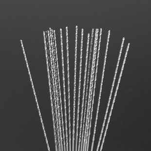 0.6 100mm长直柄麻花钻打孔机电钻小钻头0.5 0.8 2.0mm 1.2 1.5