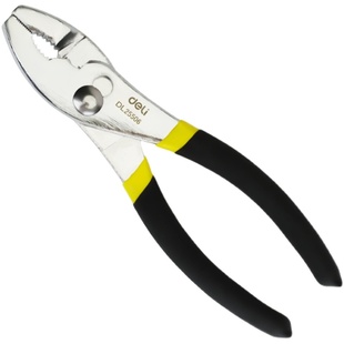 得力多功能鲤鱼钳汽修夹钳快拧螺丝大口钳鱼嘴钳鱼尾钳子五金工具