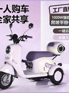可上牌新国标三轮电动车接送孩子