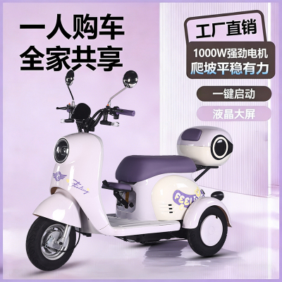 可上牌新国标三轮电动车接送孩子