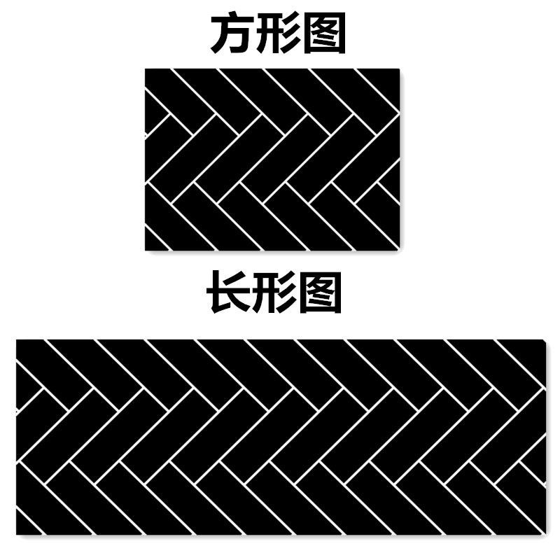 carpet non-slip kitchen Mat bedroom Northern Europe Cushion black and white Bedside Strip a living room water uptake Shower Room The door door matin the Home Fabric , Mat  category - from Buy2taobao.com to provide professional Taobao agent buy service