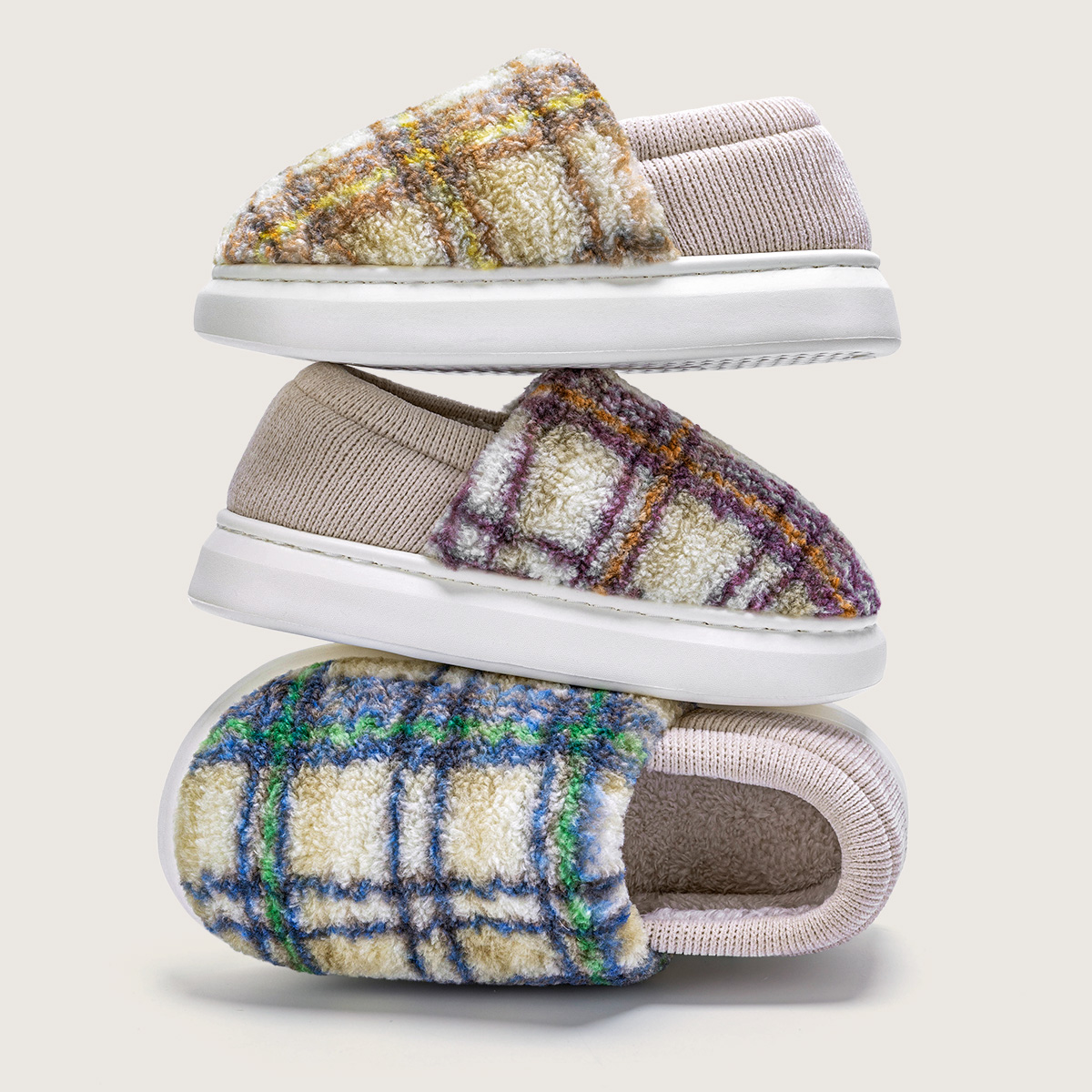 保暖卡其色2025新款家居加厚冬季